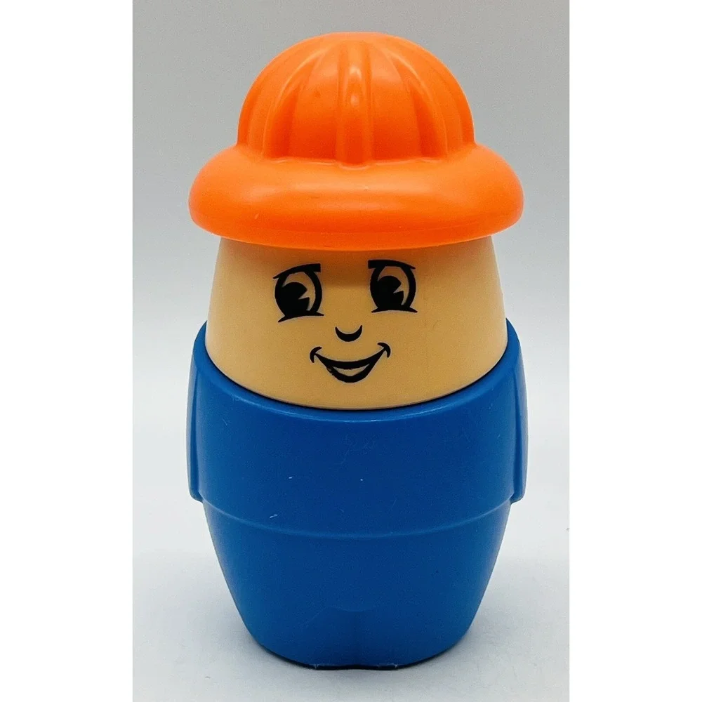 Step‎ 2 Chunky People Construction Worker African American Boy Blond Girl Lot 4
